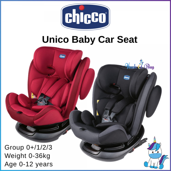 [FREE SHIPPING] Chicco Unico Baby Car Seat 0-12 yrs (0-36kgs) with ISOFIX 360 Spin